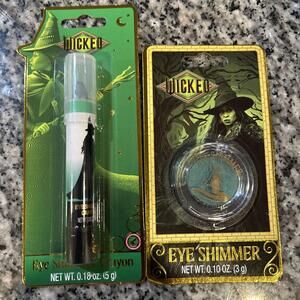WICKED Make Up Bundle GLINDA Eye Shimmer Crayon ELPHABA Eye Shimmer DUO Universa